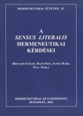 A Sensus Literalis hermeneutikai kérdései